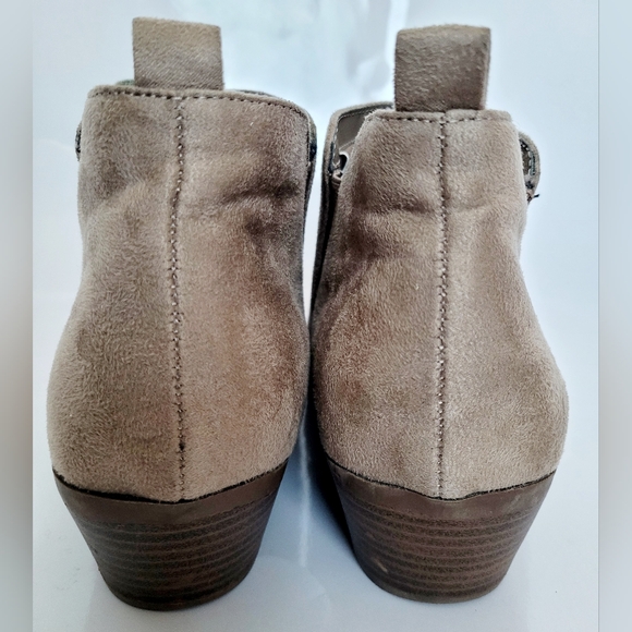 American Eagle Shannon Women's Ankle Boots Pull On Taupe Vegan Suede US 11 - Picture 13 of 16